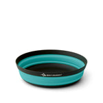 Sea To Summit Frontier UL collapsible bowl in aqua blue with black rim