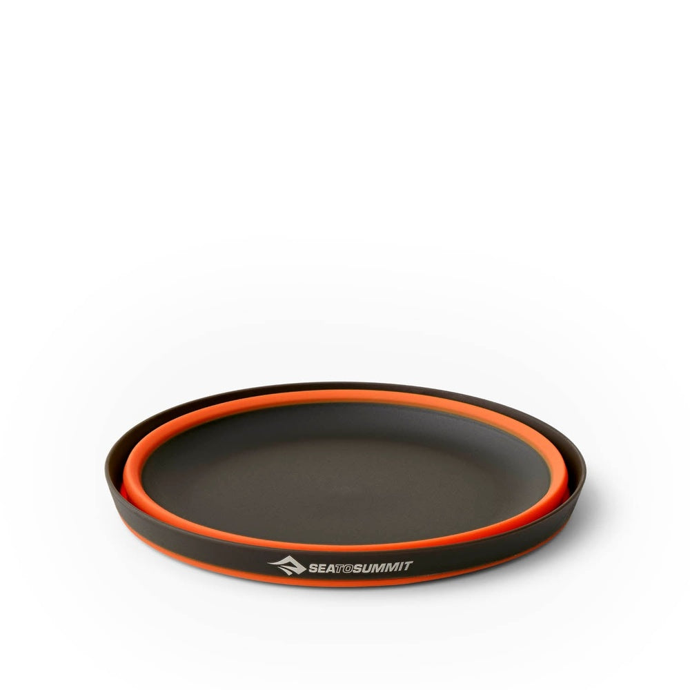 Sea to Summit collapsible bowl with orange rim on white background
