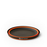 Sea to Summit collapsible bowl with orange rim on white background