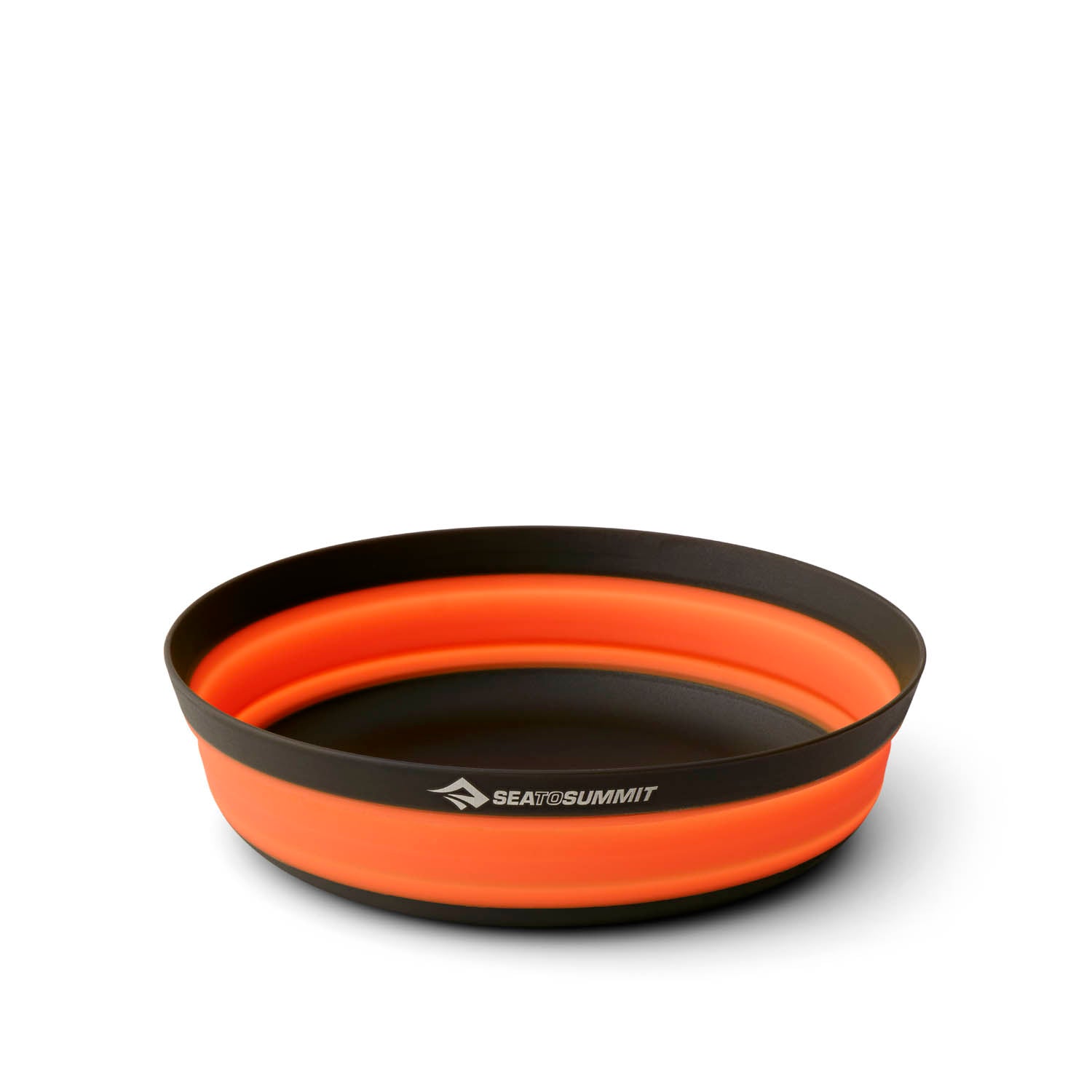 Sea To Summit collapsible orange and black bowl on white background