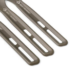 Sea to Summit Frontier ultralight cutlery set with knife, fork and spoon in olive green