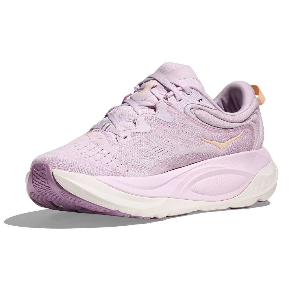 Hoka Gaviota 6 women's running shoe in lilac cream and fragrant lilac colorway