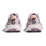 Hoka Gaviota 6 women's running shoes in lilac cream colorway, rear view