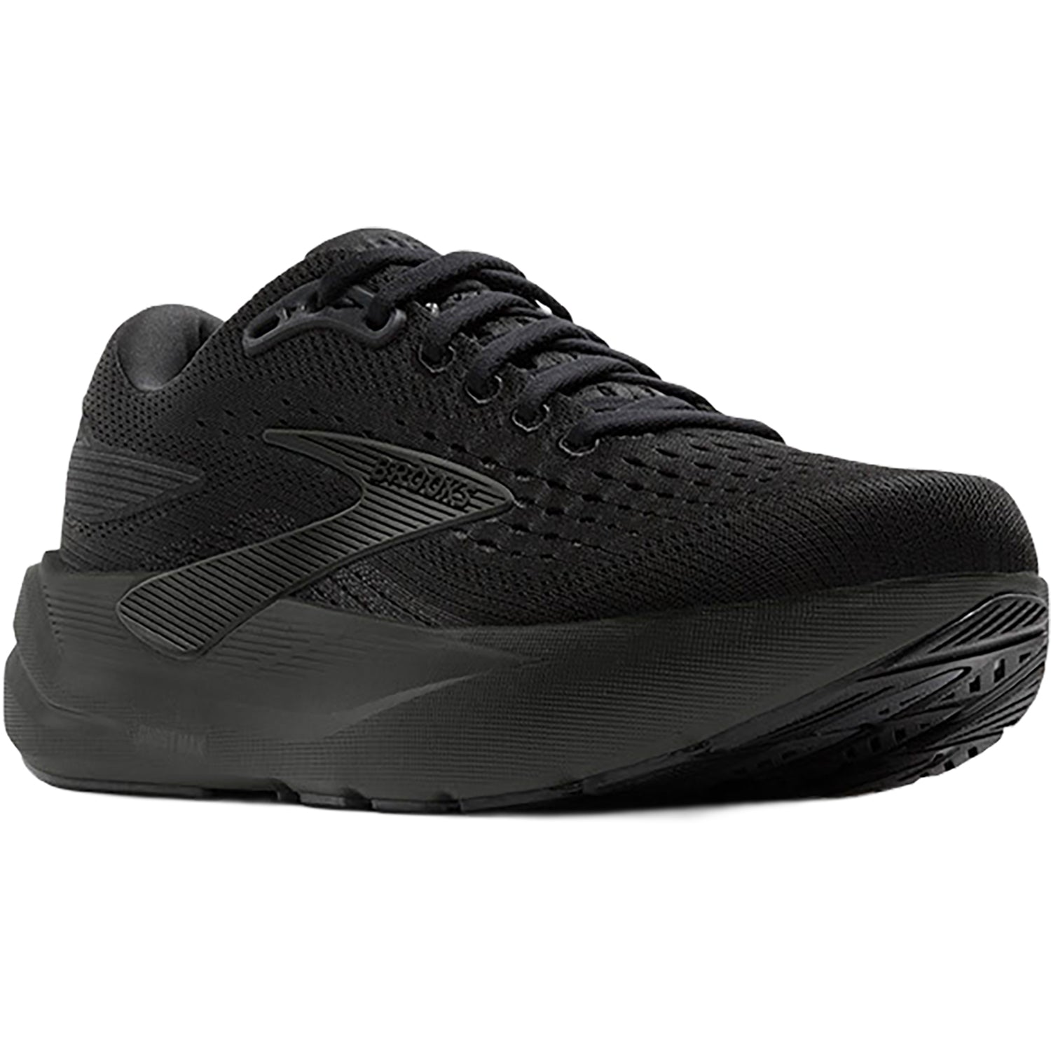Brooks Ghost Max 3 Men's Running Shoe in Black/Black/Ebony colorway