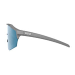 KOO Alibi sunglasses in grey matte frame with blue mirrored lens