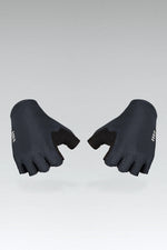 Gobik Black Mamba cycling gloves in slate gray with fingerless design