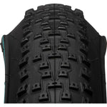 Blackburn 24x2.0 MTB black mountain bike tire showing aggressive knobby tread pattern