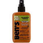 Ben's 30% DEET Wilderness Formula Tick and Insect Repellent 3.4 oz pump spray front view