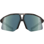 KOO HYPE cycling sunglasses with havana matt brown frame and petrol mirror lenses