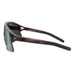 KOO HYPE sunglasses in havana matt tortoiseshell frame with petrol mirror lenses