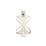 Hi Line Stealth Cage UD Carbon bicycle bottle cage in frost bite white