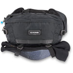 Dakine Hot Laps 5L black fanny pack with padded waist belt and hydration tube