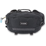Dakine Hot Laps 5L black fanny pack with hydration tube and shoulder straps