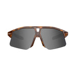 KOO HYPE cycling sunglasses in havana tortoiseshell frame with dark mirror lenses