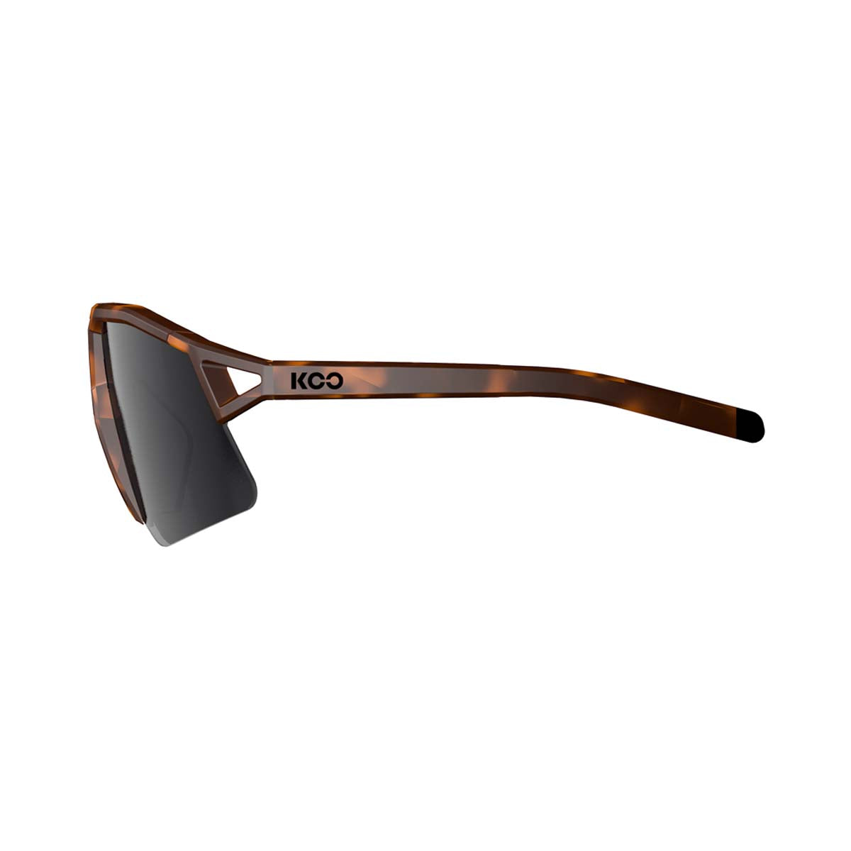 KOO HYPE sunglasses in havana tortoiseshell frame with dark mirror lenses