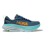 Hoka Bondi 8 men's running shoe in real teal and shadow colorway