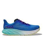 HOKA Arahi 7 men's running shoe in virtual blue and cerise colorway