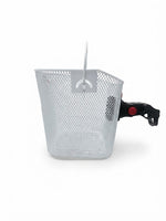Ven2 White Metal Bike Basket – Durable Bicycle Front Basket