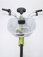 Ven2 White Metal Bike Basket – Durable Bicycle Front Basket