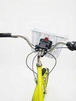 Ven2 White Metal Bike Basket – Durable Bicycle Front Basket
