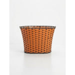Ven2 Wicker-Style Bike Basket – Durable Plastic Bicycle Front Basket