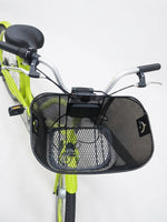 Ven2 Black Metal Bike Basket – Durable Bicycle Front Basket