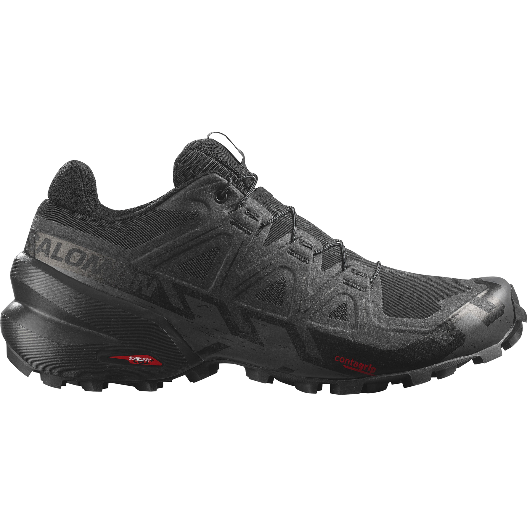 Salomon Speedcross 6 Women's trail running shoe in black colorway