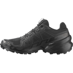 Salomon Speedcross 6 women's trail running shoe in all black colorway