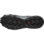 Salomon Speedcross 6 trail running shoe sole showing aggressive black tread pattern