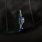 Muc-Off Big Bore Lite Tubeless Presta Valve with rainbow iridescent finish