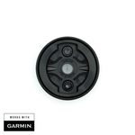 K-EDGE Garmin Gravity Top Cap Mount in black with clean white background