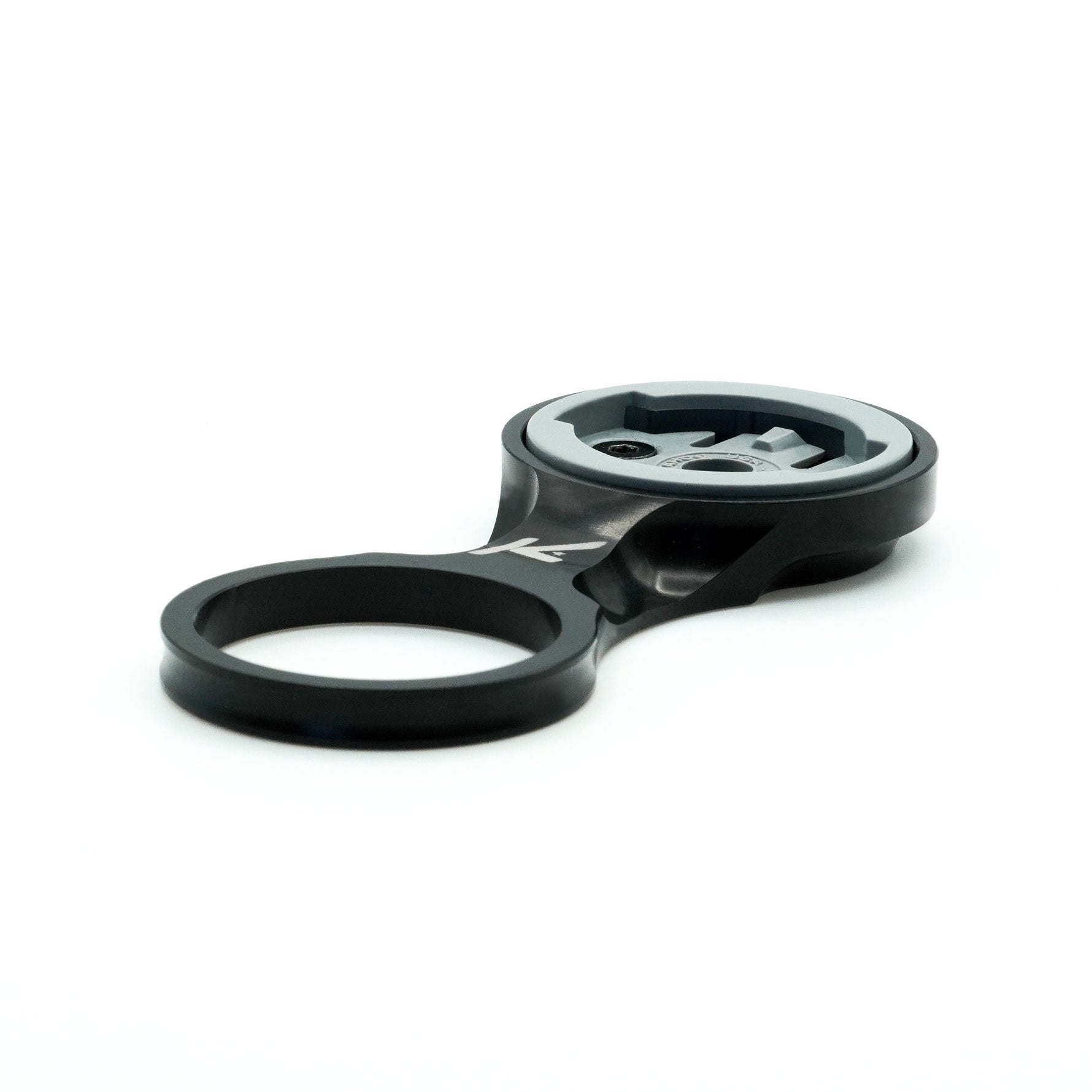 K-Edge black fixed stem mount with circular mounting platform and attachment ring