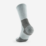 Thorlos Outdoor Explore MW Crew sock in grey with reinforced heel and toe panels