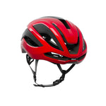 Red and black Kask Elemento cycling helmet with aerodynamic design and ventilation