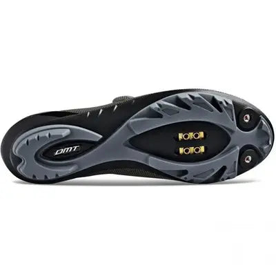 DMT KM4 MTB cycling shoes in black and green colorway with BOA closure system