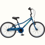 Retrospec Koda kids bike in blue with 20 inch wheels on white background