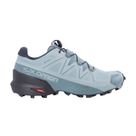 Salomon Speedcross 5 women's trail running shoe in light blue colorway