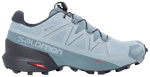 Salomon Speedcross 5 women's trail running shoe in light blue colorway