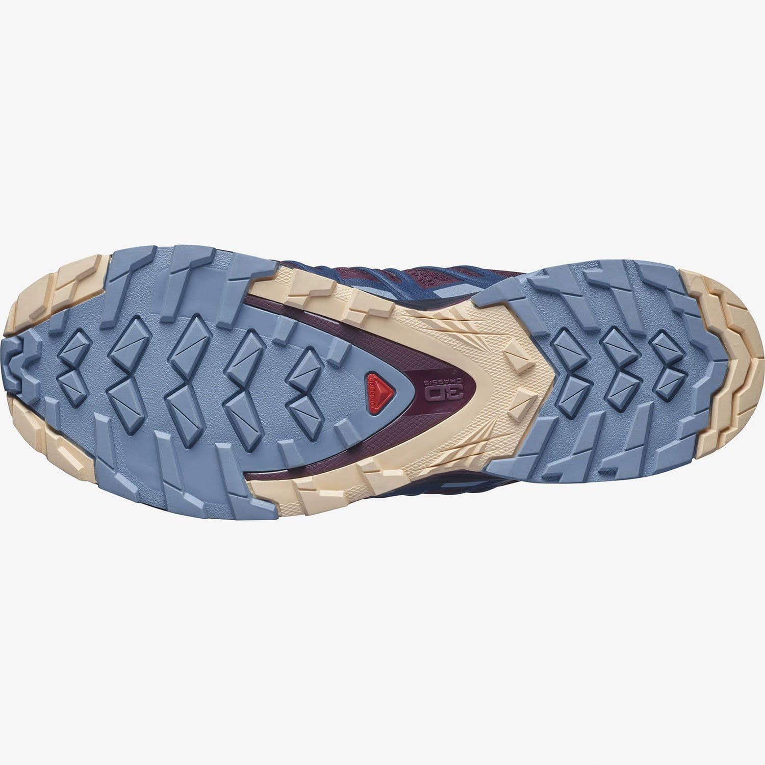 Salomon XA Pro 3D v8 women's trail running shoe sole view