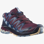 Salomon XA Pro 3D v8 women's trail running shoe in wine tasting burgundy colorway