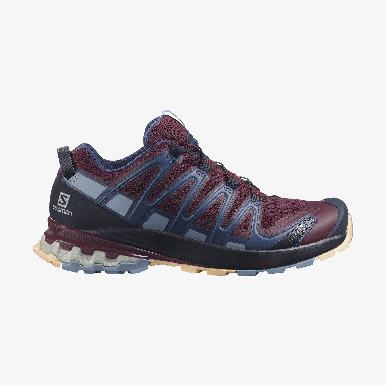Salomon XA Pro 3D v8 Women's trail running shoe in wine tasting colorway