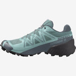 Salomon Speedcross 5 women's trail running shoe in trellis green colorway
