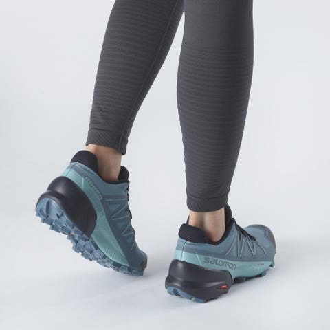 Salomon Speedcross 5 women's trail running shoes in evening blue colorway