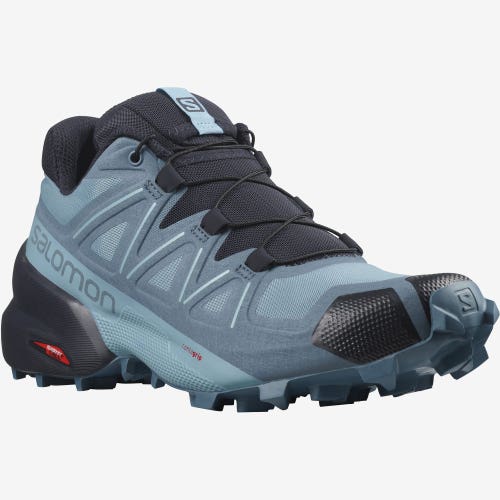 Salomon Speedcross 5 women's trail running shoe in evening blue colorway