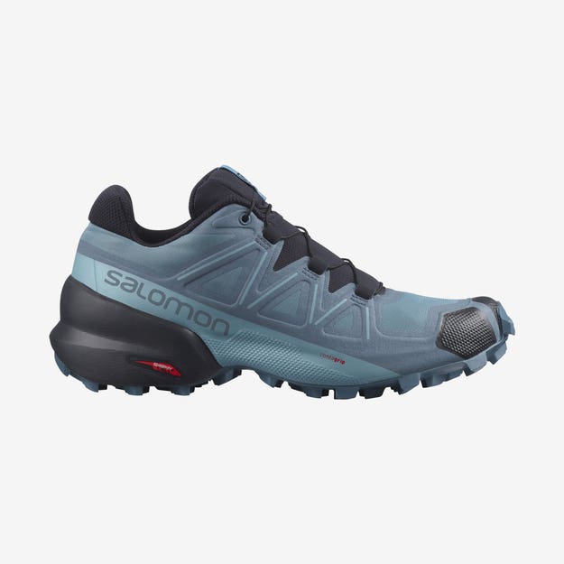 Salomon Speedcross 5 women's trail running shoe in evening blue colorway