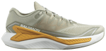 Salomon DRX Bliss men's running shoe in desert sage green with orange accents