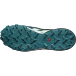 Salomon Speedcross 6 men's trail running shoe sole in carbon tahide white colorway