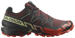 Salomon Speedcross 6 men's trail running shoe in burgundy with orange accents