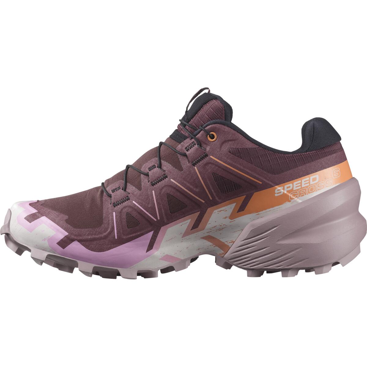 Salomon Speedcross 6 women's trail running shoe in purple and pink colorway