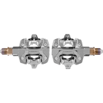 Look X-Track Power Dual clipless pedals in silver with bronze threading